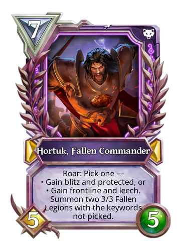 Hortuk, Fallen Commander-Shadow