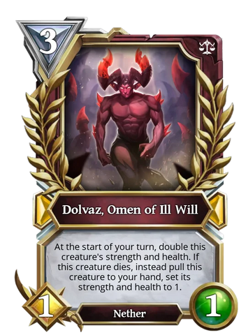 Dolvaz, Omen of Ill Will-Meteorite