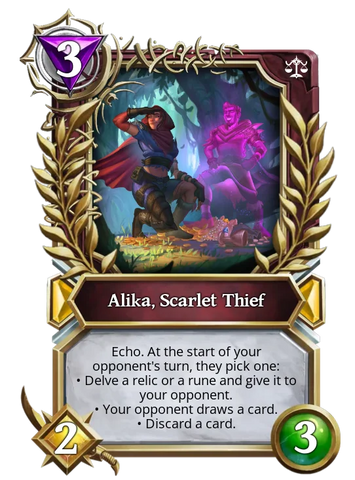 Alika, Scarlet Thief-Meteorite