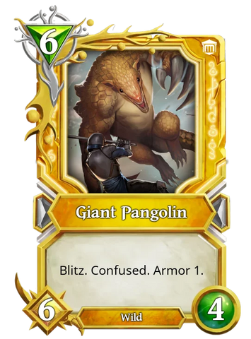 Giant Pangolin-Gold