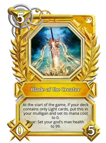 Blade of the Creator-Gold