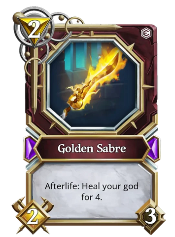 Golden Sabre-Meteorite