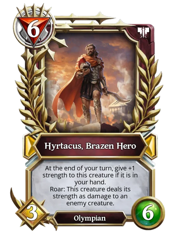Hyrtacus, Brazen Hero-Meteorite