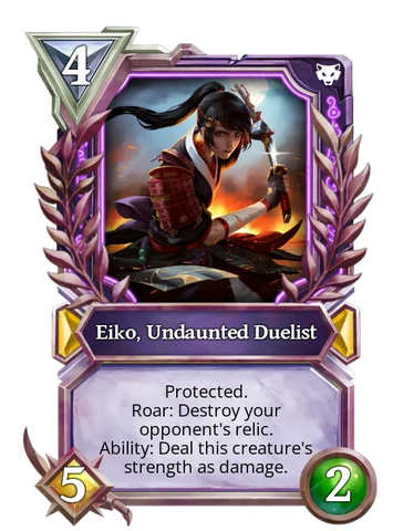 Eiko, Undaunted Duelist-Shadow
